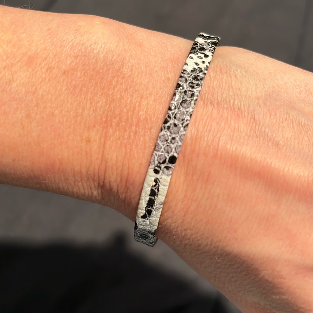 Snake skin bracelet